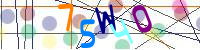 Blue Captcha Image