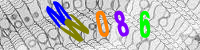 Blue Captcha Image
