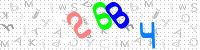 Blue Captcha Image