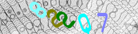 Blue Captcha Image