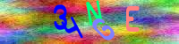 Blue Captcha Image