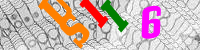 Blue Captcha Image