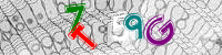 Blue Captcha Image