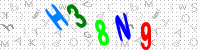 Blue Captcha Image