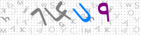 Blue Captcha Image