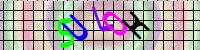 Blue Captcha Image