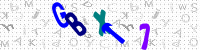 Blue Captcha Image