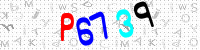 Blue Captcha Image