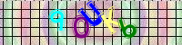 Blue Captcha Image