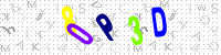 Blue Captcha Image