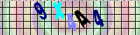 Blue Captcha Image