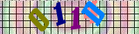Blue Captcha Image