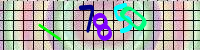 Blue Captcha Image