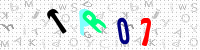 Blue Captcha Image