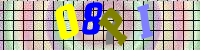 Blue Captcha Image