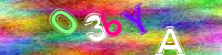 Blue Captcha Image