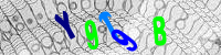 Blue Captcha Image