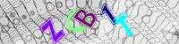 Blue Captcha Image