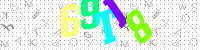 Blue Captcha Image