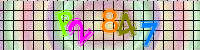 Blue Captcha Image