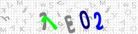Blue Captcha Image