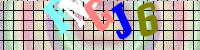 Blue Captcha Image