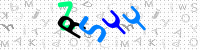 Blue Captcha Image