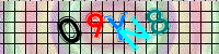 Blue Captcha Image