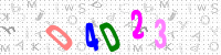 Blue Captcha Image