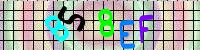 Blue Captcha Image