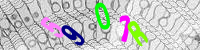 Blue Captcha Image