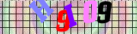 Blue Captcha Image