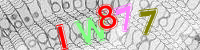 Blue Captcha Image