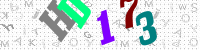 Blue Captcha Image