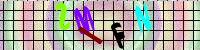 Blue Captcha Image