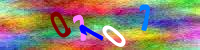 Blue Captcha Image