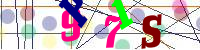 Blue Captcha Image