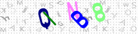 Blue Captcha Image