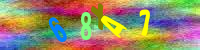 Blue Captcha Image