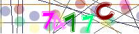 Blue Captcha Image