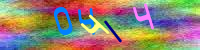 Blue Captcha Image