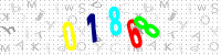Blue Captcha Image