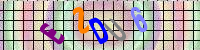 Blue Captcha Image