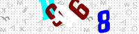 Blue Captcha Image