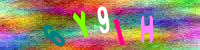 Blue Captcha Image
