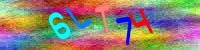 Blue Captcha Image
