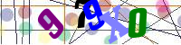 Blue Captcha Image