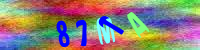Blue Captcha Image