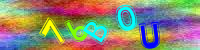 Blue Captcha Image