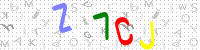 Blue Captcha Image